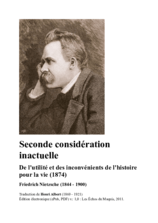 /data/cover_pdf/Nietzsche - Seconde Consideration Inactuelle (trad. H. Albert)